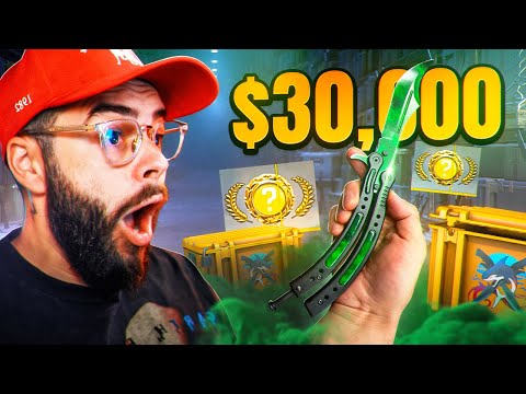NADESHOT HUNTS FOR THE $30,000 EMERALD BUTTERFLY KNIFE!