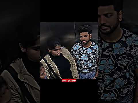 Wait for their Reaction 🤯 |Ghost prank in lift #iamchetan credit -@rjnavedofficialll