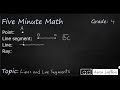 Geometric Concepts and Representations