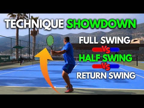 Tennis Swing Secrets: 3 Ways To Hit Your Forehand and Backhand