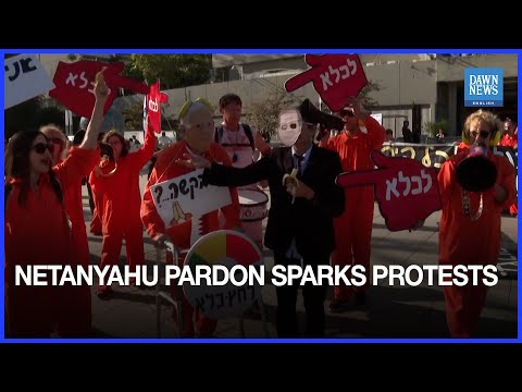 YouTube video thumbnail: Netanyahu’s Pardon Request Sparks Protests in Tel Aviv