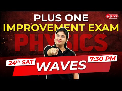 Plus One Improvement Exam | Physics | Waves | Exam Winner