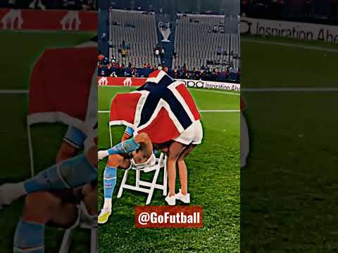 Haaland Does This After Winning the UCL😂