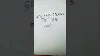 Suma y Resta de Radicales #shorts #short #matemática #aprendoencasa #maths #math