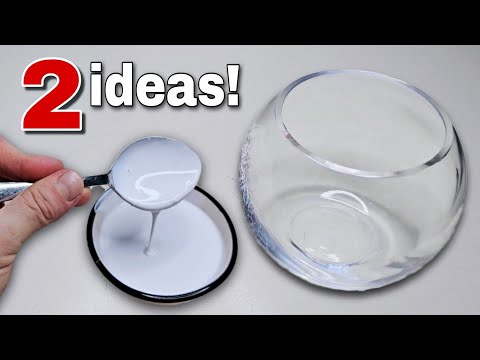 2 Amazing Ideas Made With Glue And Glass Globes!🥰👍