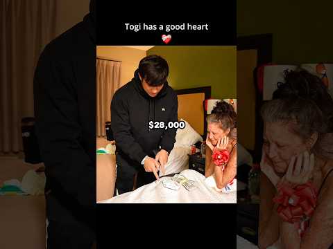 We made the right person famous ๐ฅนโค๏ธโ๐ฉน #togi #giveaway #money #cancer #real