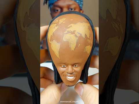 Globe KSI😂 (clay art) #ksi #shorts