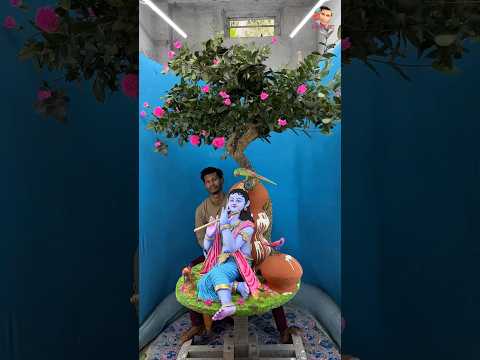 Krishna makhan chor🥰❤️ | How to color Krishna idol made of clay #colouring_Gopal #colouring #Krishna