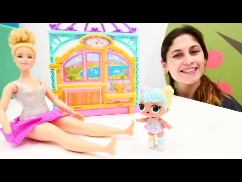 LOL Lil Bon Bon bale okuluna gidiyor! Ayşe ile kızlar için eğitici oyunlar