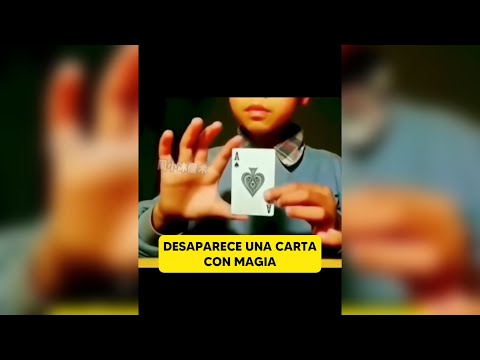 El famoso truco de la carta escapista 😨 Aprende a desaparecerla!