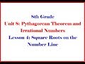 Square Roots and Diagonal Lengths