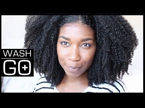 My MOST DEFINED Wash and Go | Easy Technique - Naptural85