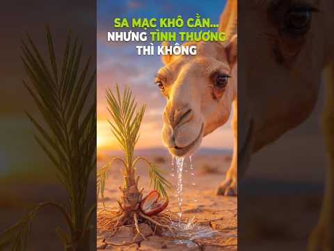 Chú Lạc Đà Tưới Nước Cứu Sống Cây Chà Là Trên Sa Mạc #anlilac #cauchuyenai
