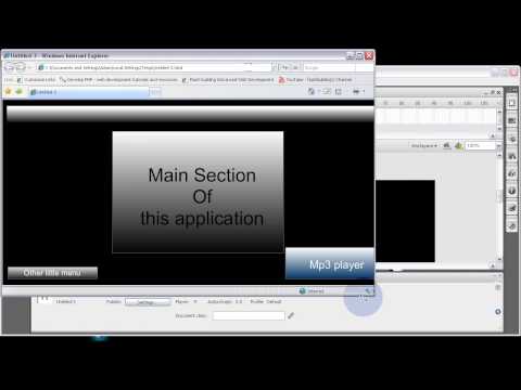 Full Fluid Centered Flash Website Tutorial - True Fit Liquid Site Adobe CS3 CS4 - By Flash Building