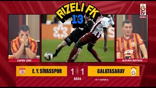 Sivasspor 1-1 Galatasaray - Gs Tv Gol Anları ve Penaltı Pozisyonu - 11 Ocak 2024