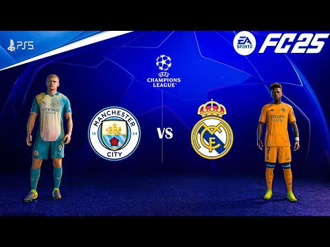 FC 25 - Real Madrid Vs Manchester City - Ft. Mbappe,Haaland | UEFA UCL 24/25 FINAL | PS5™ [4K60]