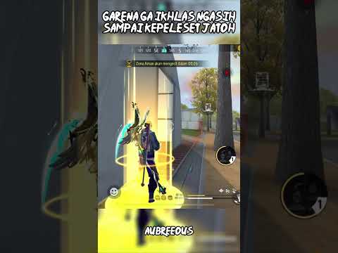 GARENA GA IKHLAS NGASIH SAMPAI KEPELESET JATOH #freefire #shorts