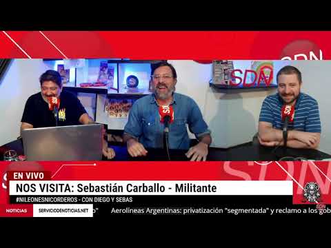 Sebastián Carballo, militante de Principios y Valores, espacio de Guillermo Moreno en San Luis