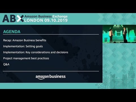 amazon.co.uk & Amazon Voucher Codes video: ABX - Session 6 - Implement a marketplace in thirty days or less