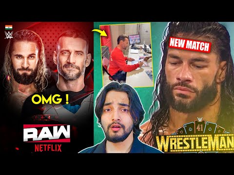 HOLY S***🤯...CM Punk Vs Rollins on RAW, Roman Reigns New WrestleMania Match