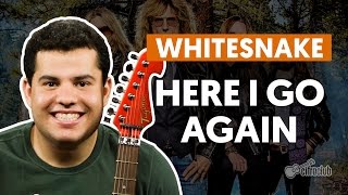 Videoaula Here I Go Again (aula de guitarra)
