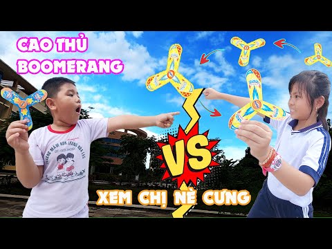 Bậc Thầy Ném Boomerang Ai Xem Cũng Phải Khâm Phục ❤TRANG AND VINH TV❤