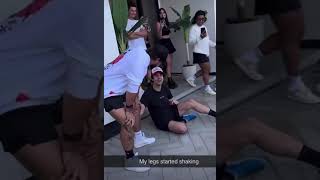 Corinna Kopf surprises David Dobrik with a Ferrari