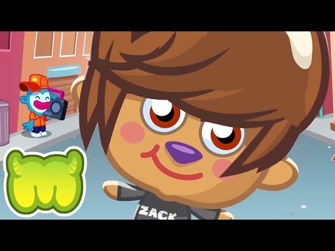 Moptop Tweenybop (My Hair's Too Long) - Zack Binspin feat. Blingo - Music Video | Moshi Monsters