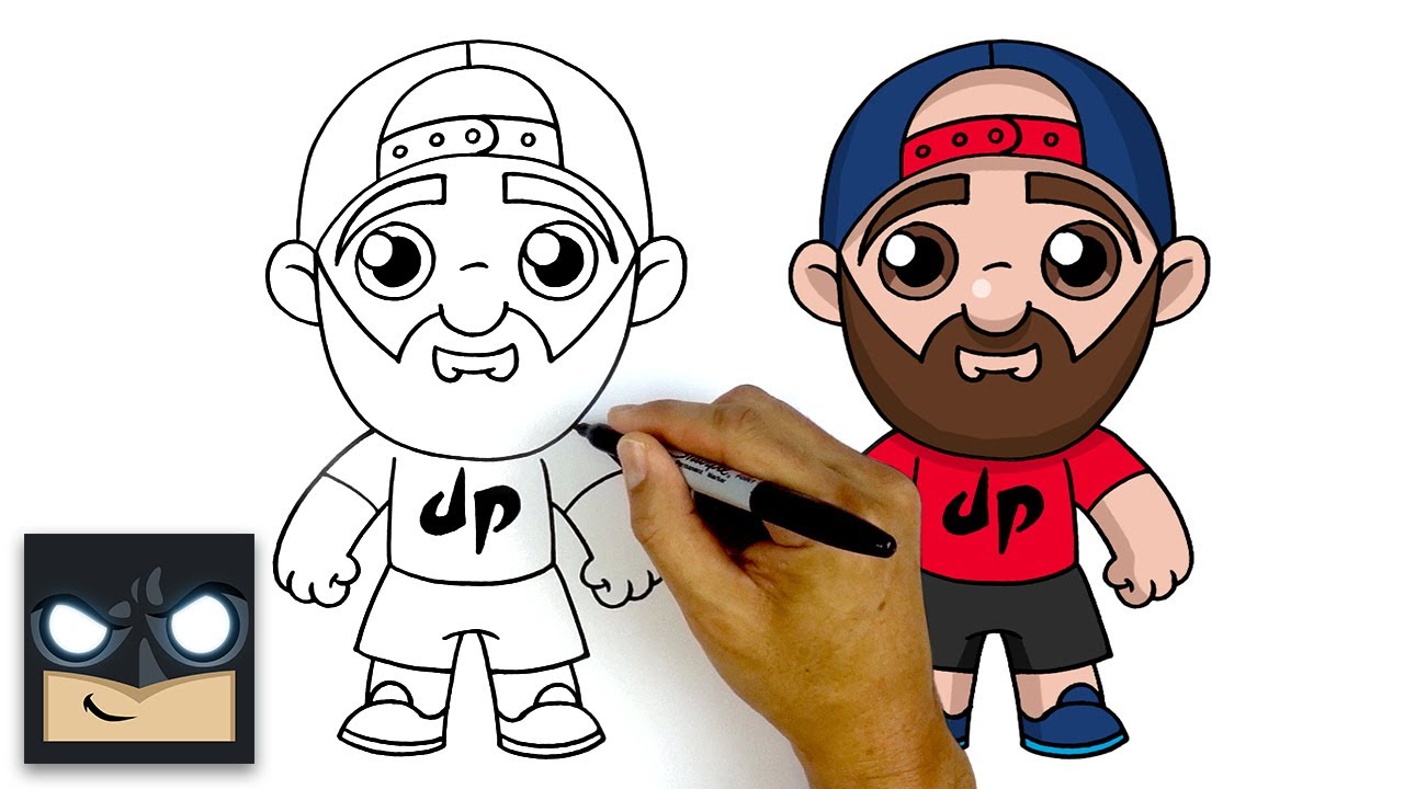How To Draw Tyler - DUDE PERFECT