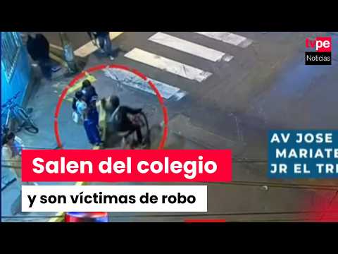 Ate: capturan a sujeto que asaltó a dos escolares a la salida de su colegio