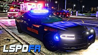 GTA 5 LSPDFR MOD | GSP SPEED ENFORCEMENT PATROL 🚔 ( Stalker Radar in Action)