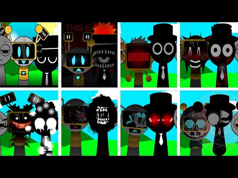 Incredibox - Sprunki but ONLY Mr. Black and Funbot ALL in one