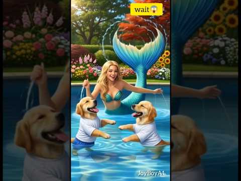 baby dog and brother brother so happy enjoy day।#dog #shorts# cutdog#JoyBoyA1#brother dog#ai#carton