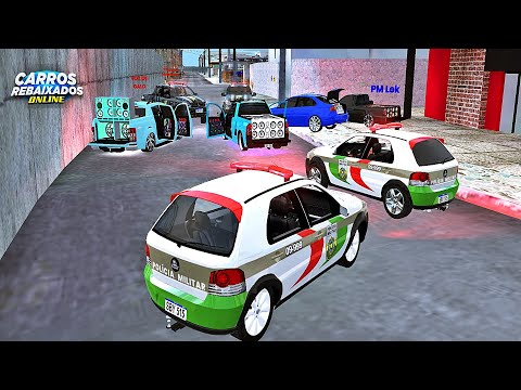 CARROS REBAIXADOS ONLINE | MEGA OPERAÇÃO CERCA CARROS PAREDÃO EM RACHA DE RUA