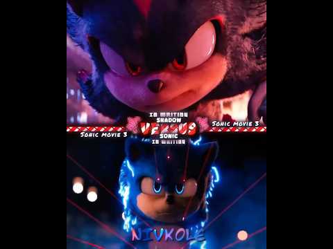 Shadow vs Sonic #sonicmovie3 #sonic #shadow #edit #1v1