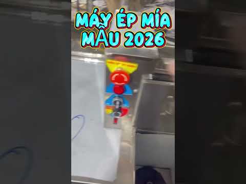 Máy ép mía mẫu mới 2026