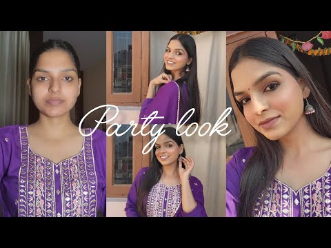 Party makeup tutorial// party look // easy makeup tutorial