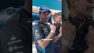 "What do you do for Williams?" 🤔  Alex and Carlos ask the team, presented by Jackpot City 🤝 #f1