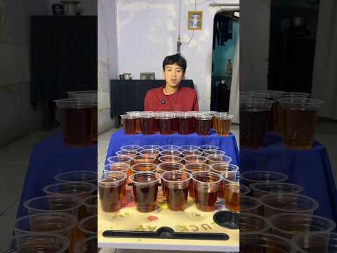 HABISKAN 50 CUP ES TEH DAPAT 1 JUTA