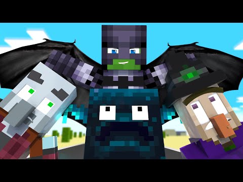Zombie Becomes the Dark Knight to Stop the Heist! | Mikecrab Animation