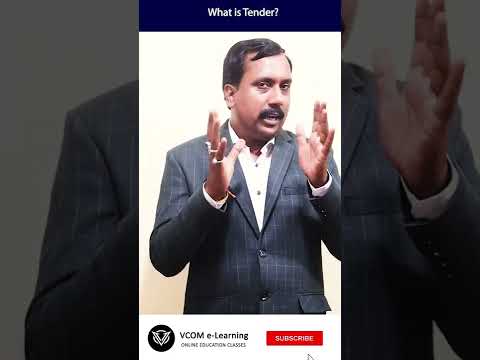 What is Tender? - #Shortvideo - #businesscommunication - #BishalSingh -Video@129