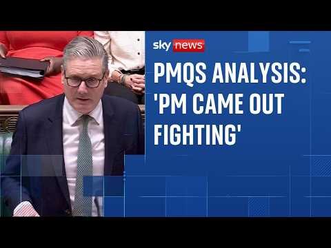 PMQs: 'Keir Starmer is in fight mode' | Beth Rigby analysis