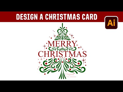 How to create a Christmas Card with your own Brushes in Adobe Illustrator