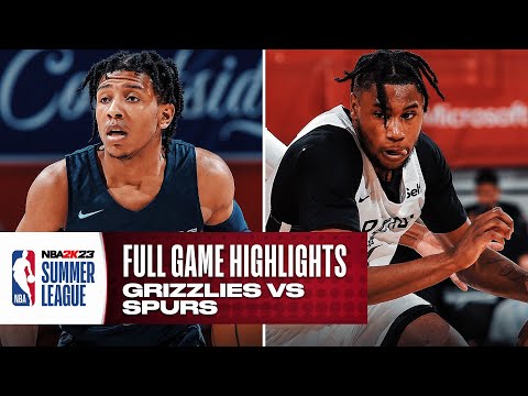 Memphis Grizzlies Kenny Lofton Jr.  27 PTS, 12 REB, 2 BLK vs San Antonio  Spurs NBA Summer 2k23 