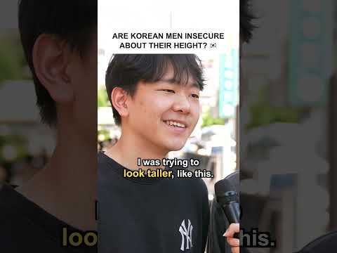 Are Korean Men Insecure About Their Height? #shorts