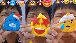 #กินตามอิโมจิ Ep. 44 😁🤨🙄💩💩 รวมกิน ขนมอุนจิ ขนมแปลกๆ #emojichallenge Hungry Hangry