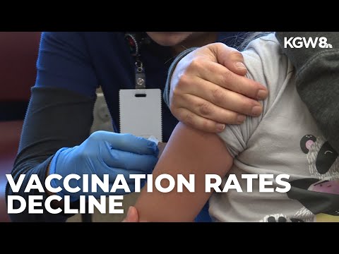 YouTube video thumbnail: Vaccination Rates Fall Among Oregon Kindergartners Over Last Decade