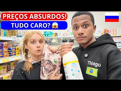🇷🇺 SUPERMERCADO E PREÇOS NA RÚSSIA 2025! QUANTO CUSTA VIVER AQUI HOJE? | Alimentos e tecnologias