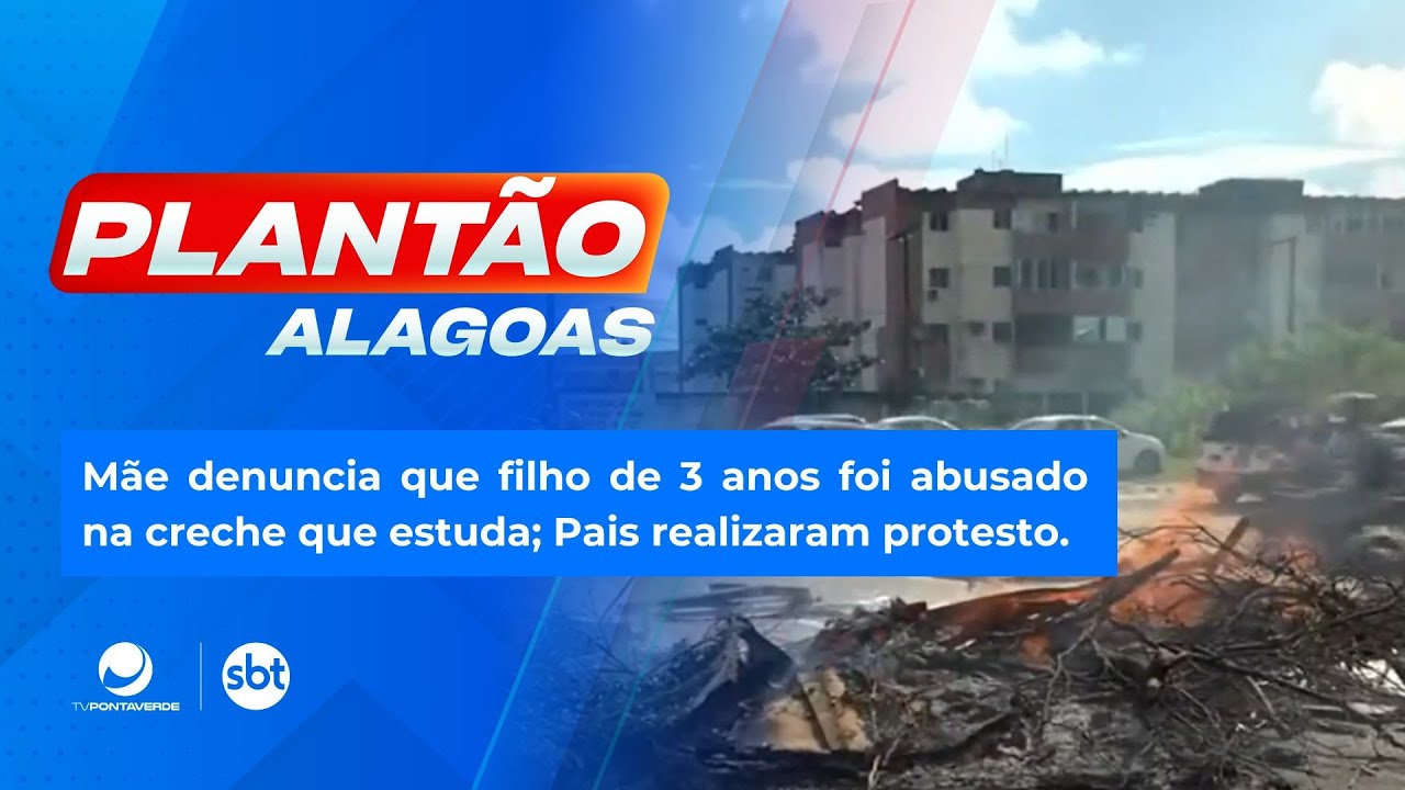 M&atilde;e denuncia que filho de 3 anos foi abusado na creche que estuda; Pais realizaram protesto.