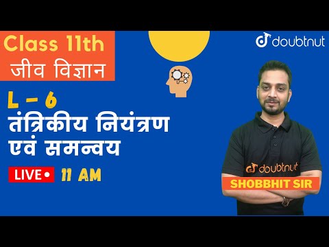 Class 11 NCERT Hindi | Chapter 21 | तंत्रिकीय नियंत्रण एवं समन्वय | जीव विज्ञान | Shobbhit Sir